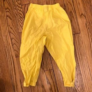 L.L. Bean rain pants size 4T with Velcro at ankle.